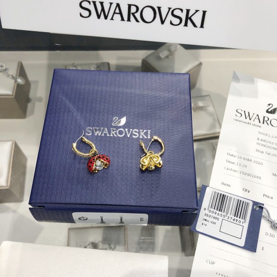 Sale Swarovski Sparkling Dance Earrings 5537490 2.1cmx1.2cm For 